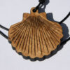Halsband Jakobsmuschel Olivenholz