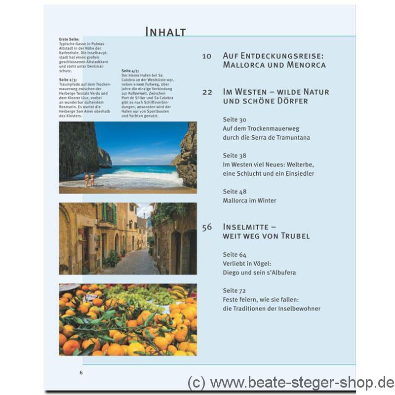 Inhaltsverzeichnis Bildband Beate Steger.