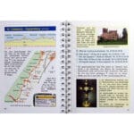 Blick ins Buch mit Wegbeschreibung, Karte und Höhenprofil sowie Unterkunftsmöglichkeit.