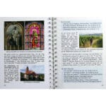 Blick ins Buch mit Wegbeschreibung, Unterkunftsmöglichkeit und Sehenswürdigkeiten.