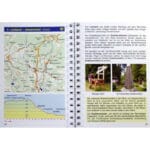Blick ins Buch mit Wegbeschreibung, Karte und Höhenprofil.