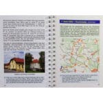 Blick ins Buch mit Wegbeschreibung, Karte und Übernachtungsmöglichkeit.