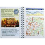 Blick ins Buch mit Wegbeschreibung zur Etappe 6 und Karte mit Höhenprofil.