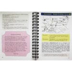 Blick ins Buch mit Wegbeschreibung, Karte und Informationen.