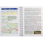 Blick ins Buch mit Wegbeschreibung zur Etappe 4 und Karte mit Höhenprofil.