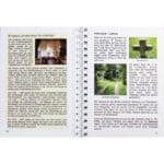 Blick ins Buch mit Wegbeschreibung zur Etappe 4 und Bildern und Sehenswürdigkeiten.