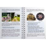 Blick ins Buch mit Wegbeschreibung, Bildern und Unterkunftsmöglichkeiten.