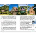 Blick ins Buch mit Wegbeschreibung, Karte und Höhenprofil.