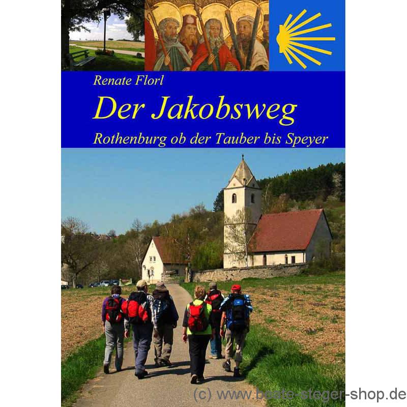 Pilger auf dem Jakobsweg bei der St. Gangolf-Kapelle in Neudenau.